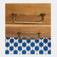 Chiffonnier pieds compas bois brut 1950