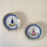 Plate signed HB Quimper from the 50s