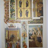 Engraving • Religious miniatures, ornament • Original lithograph of 1898