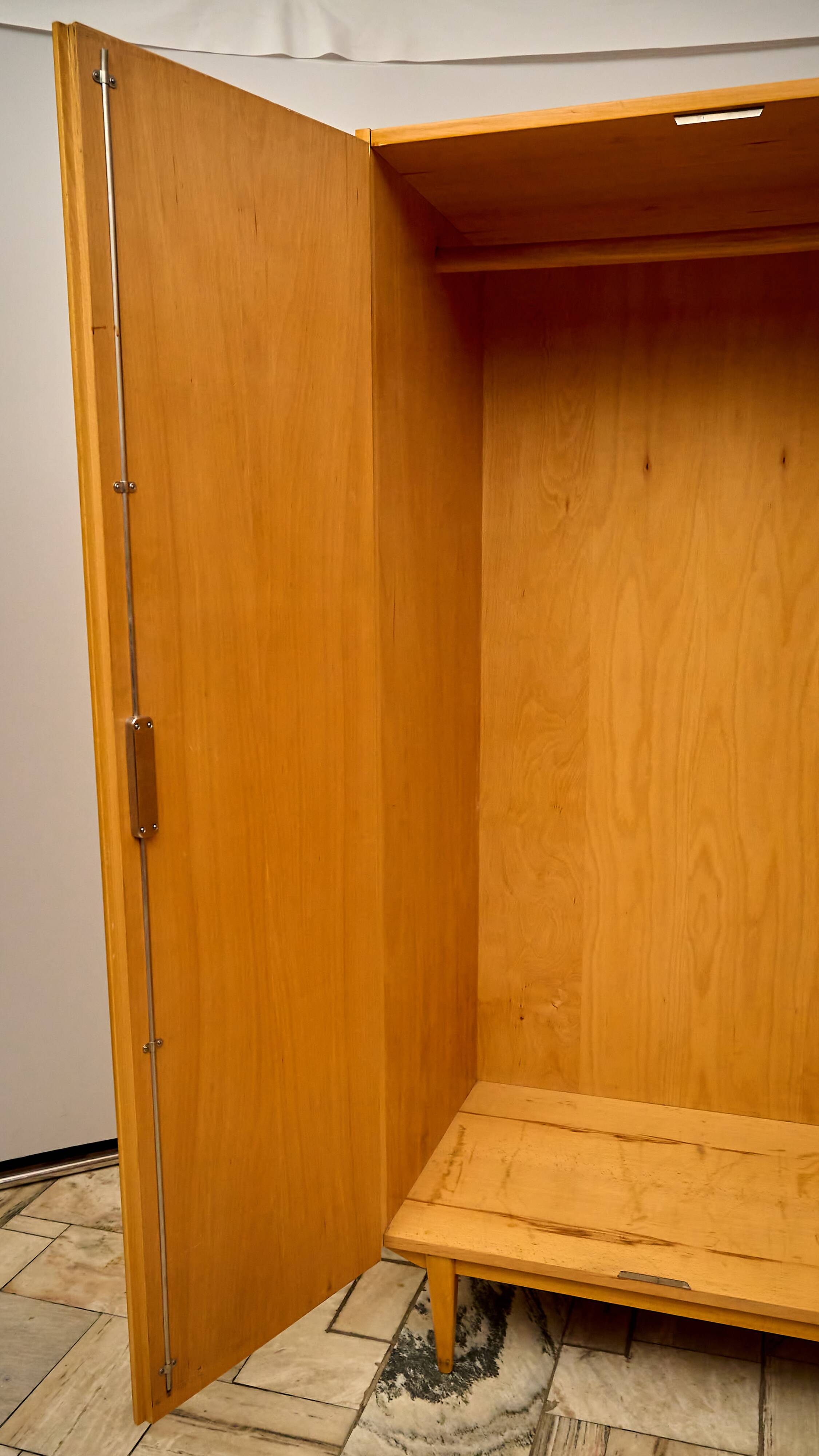 Czechoslovakian Vintage 3-door Wardrobe