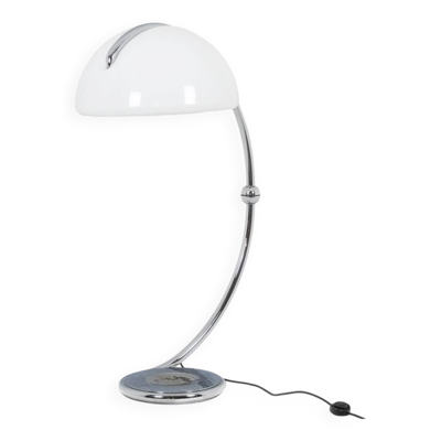 Lampadaire en métal chromé Elio Martinelli, années 1970