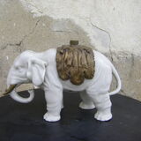 White porcelain elephant