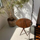 Industrial metal foot lamp
