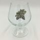 Lot of 5 glasses of cognac