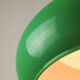 Vintage Green Italian Pool Table Lamp in Brass and Plastic