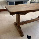 Solid wood monastery / convent dining table