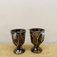 6 vintage mazagrans Sars Poterie