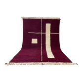 Tapis en laine pure fait main traditionnelle taille 150 x 250 cm