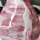 Stylish and refined vase, in marbled blown Art glass, Murano style