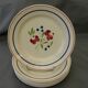 Set of 6 luneville earthenware dinner plates. bagatelle model.