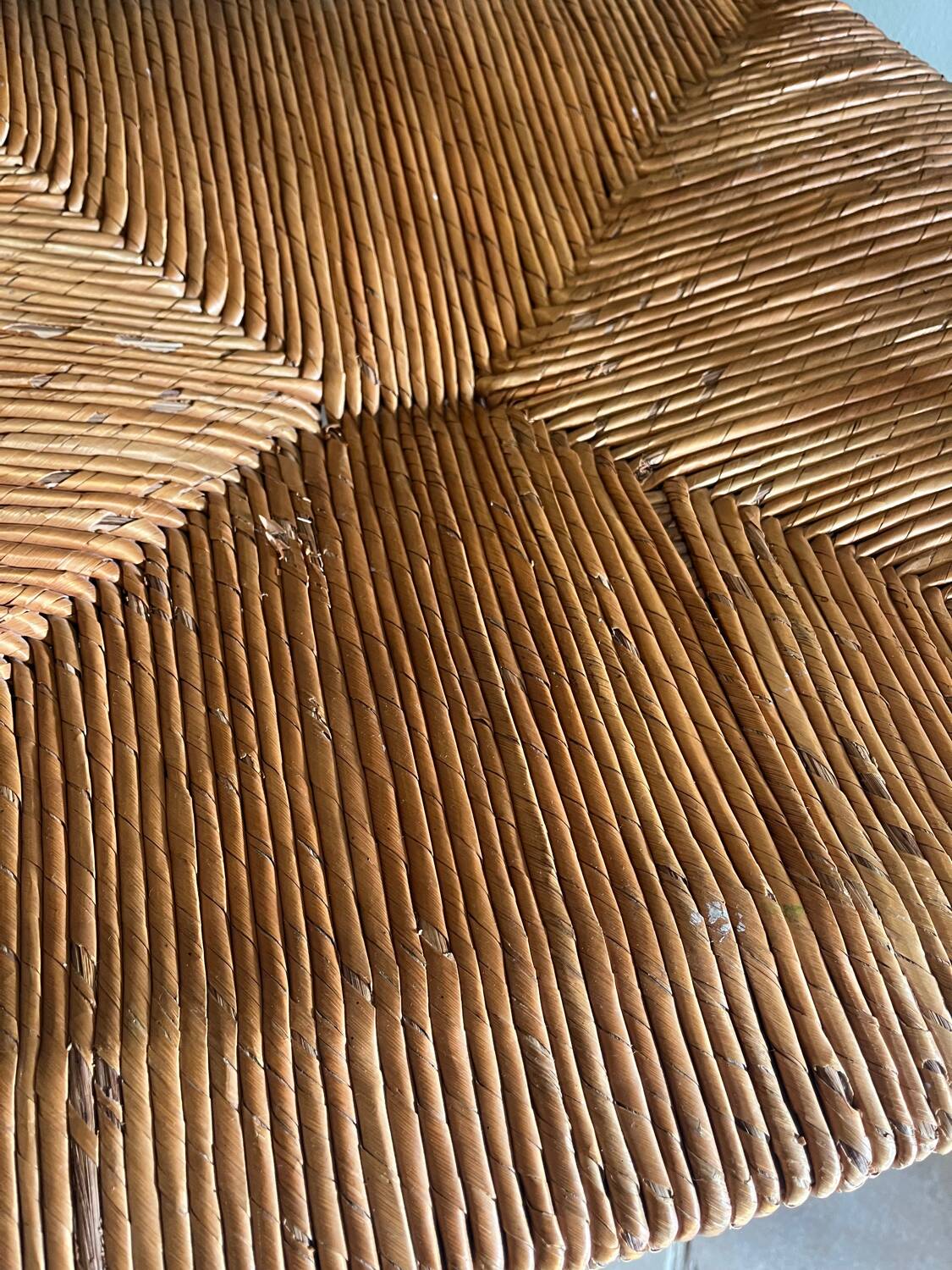 Pair of brutalist armchairs