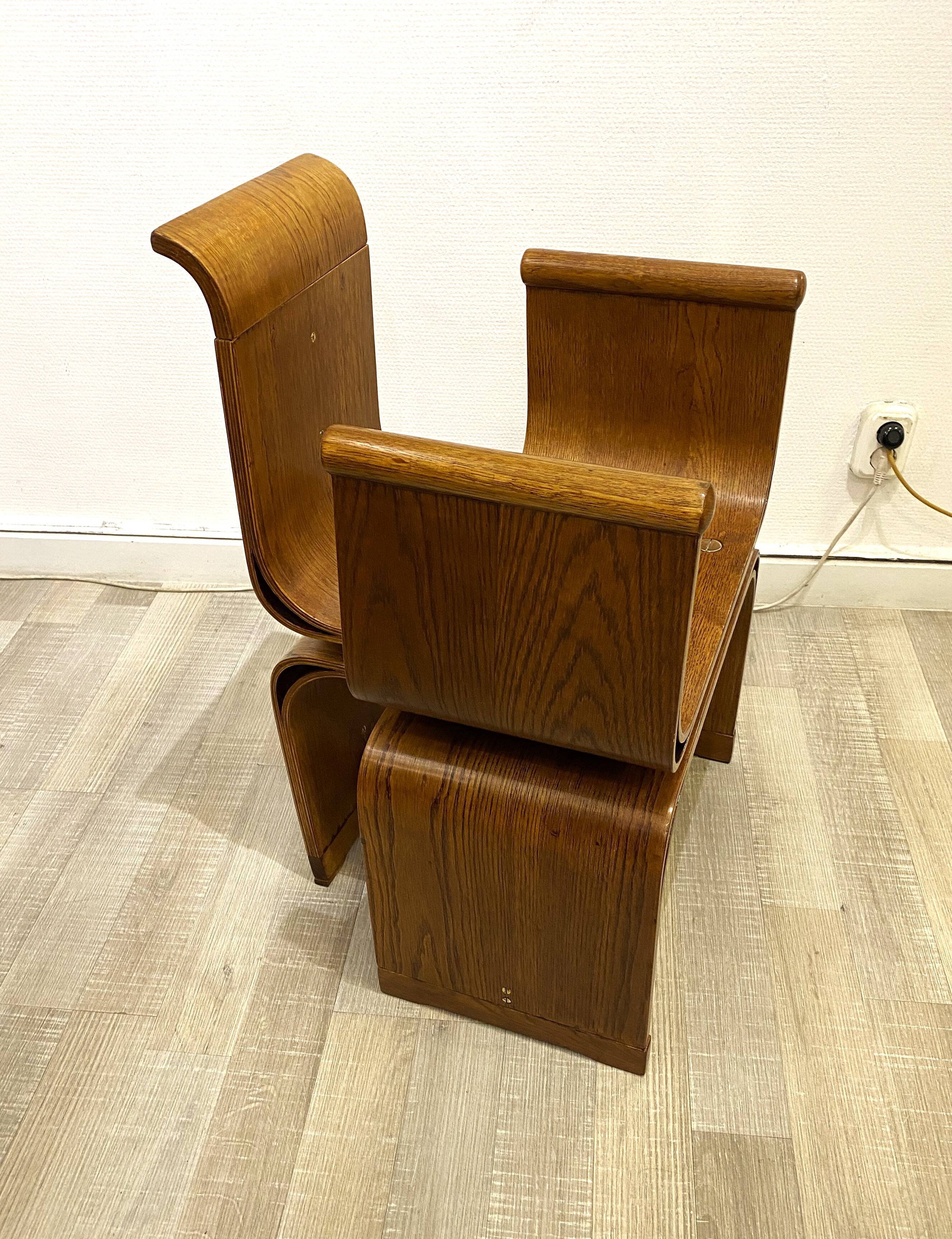 Tulip Design Bentwood Chairs