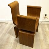 Tulip Design Bentwood Chairs