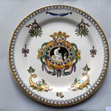 Plate in Gien