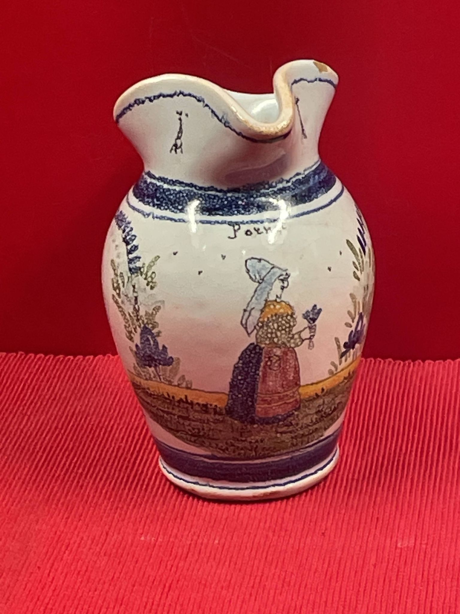 Pornic, Malicorne, Quimper!, Pot à lait H 12,5 cm