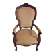 Louis Philippe style cabriolet armchair from the 19th century.