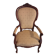 Louis Philippe style cabriolet armchair from the 19th century.