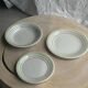 Set of 12 green and pink Italian plates