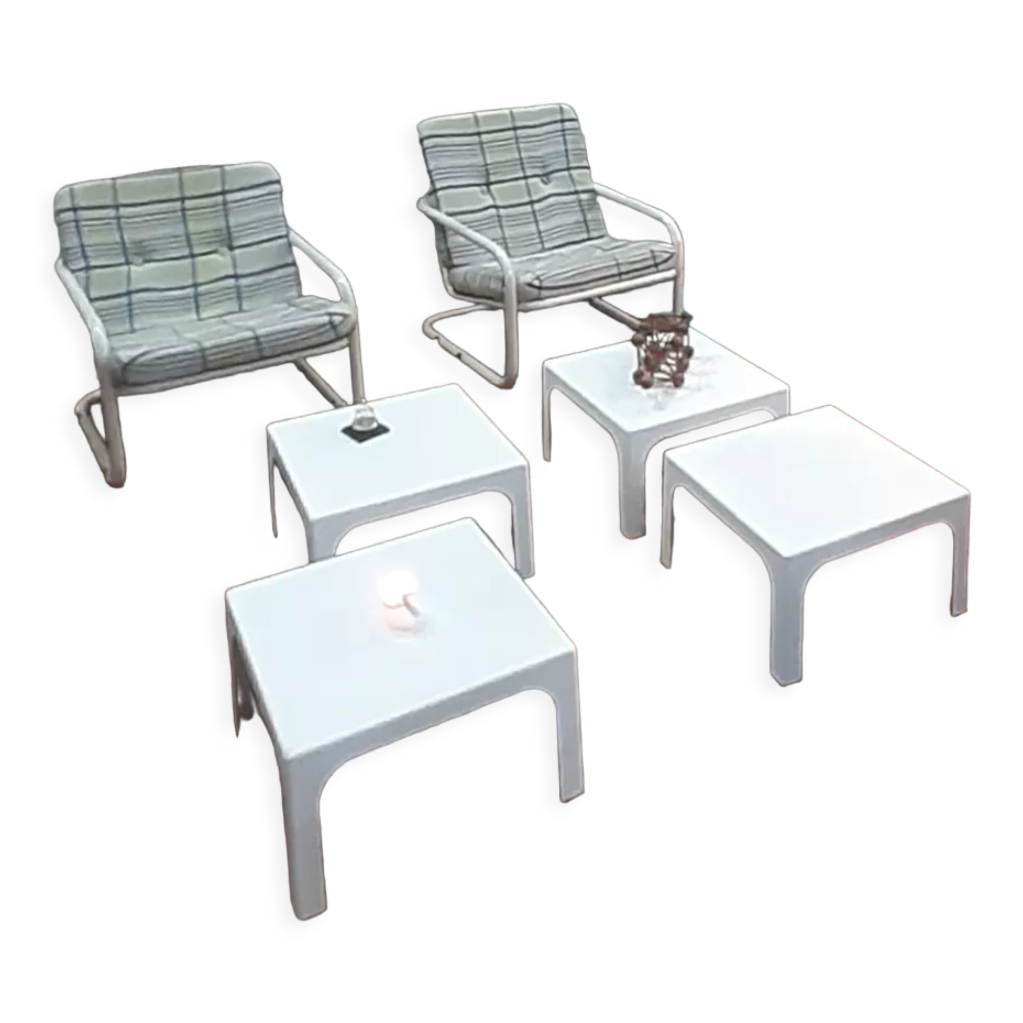 Two 1973 Prisunic chairs