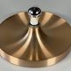 1960s 1970s Disc Wall Lamp by Teka Germany Space Age Design Aluminum Metal