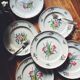 12 assiettes Lunéville