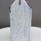 Pot washbasin wall mounted sheet metal enamelled