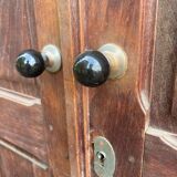 Large Parisian wooden wardrobe