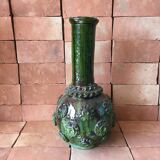 TAMEGROUTE POTTERY VASE IN GLAZED TERRACOTTA