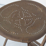 Paire de chaises pliantes français antiques