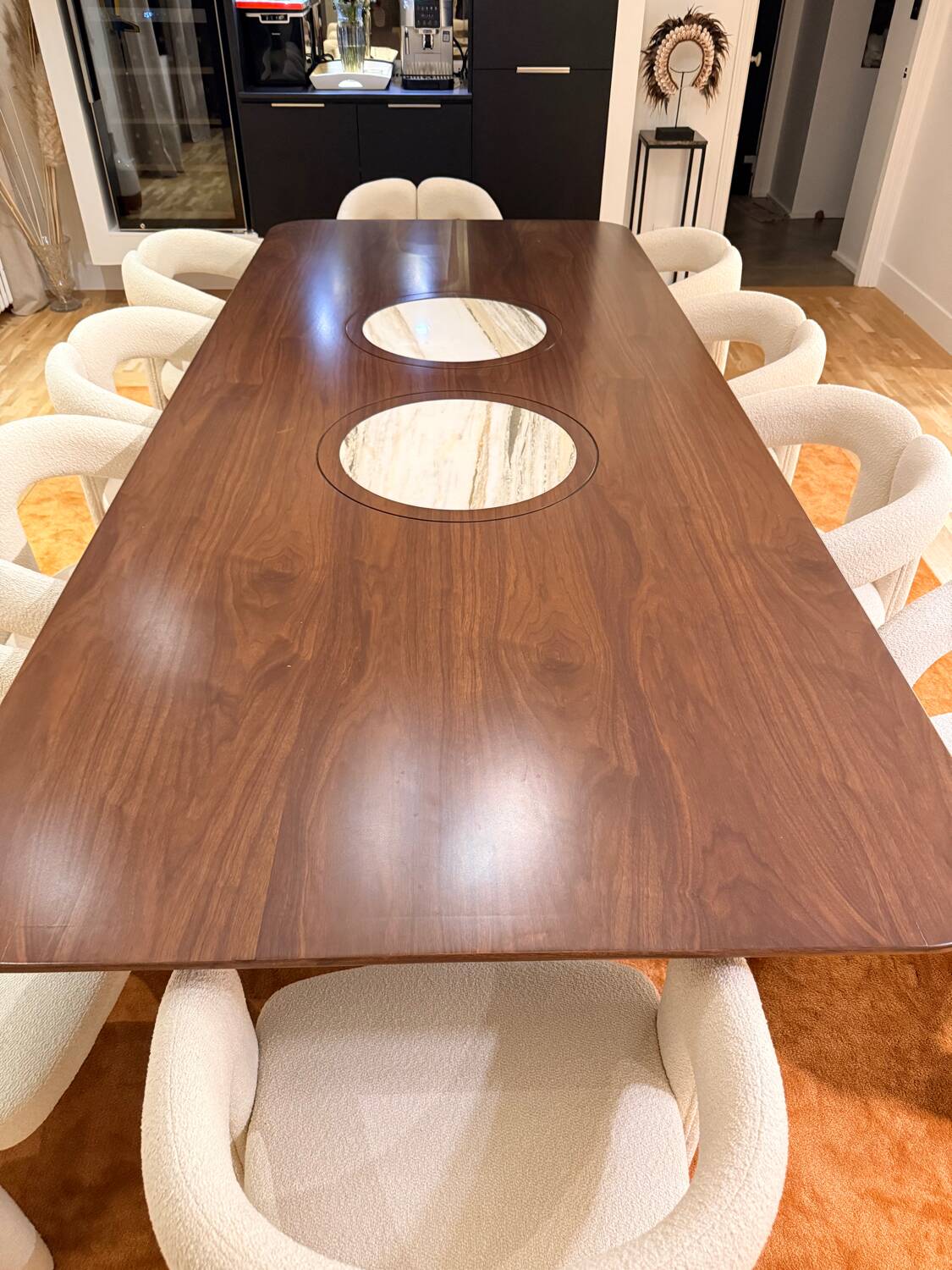 Contemporary table and chairs