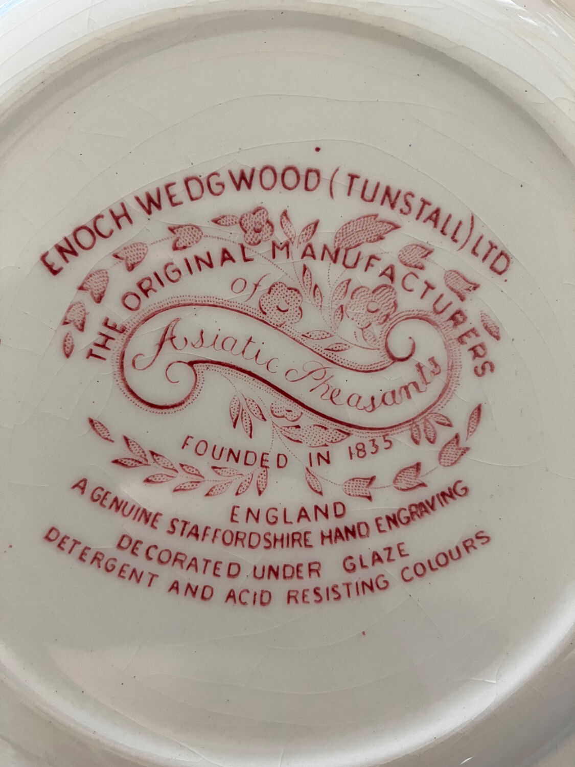 Wedgwood plates