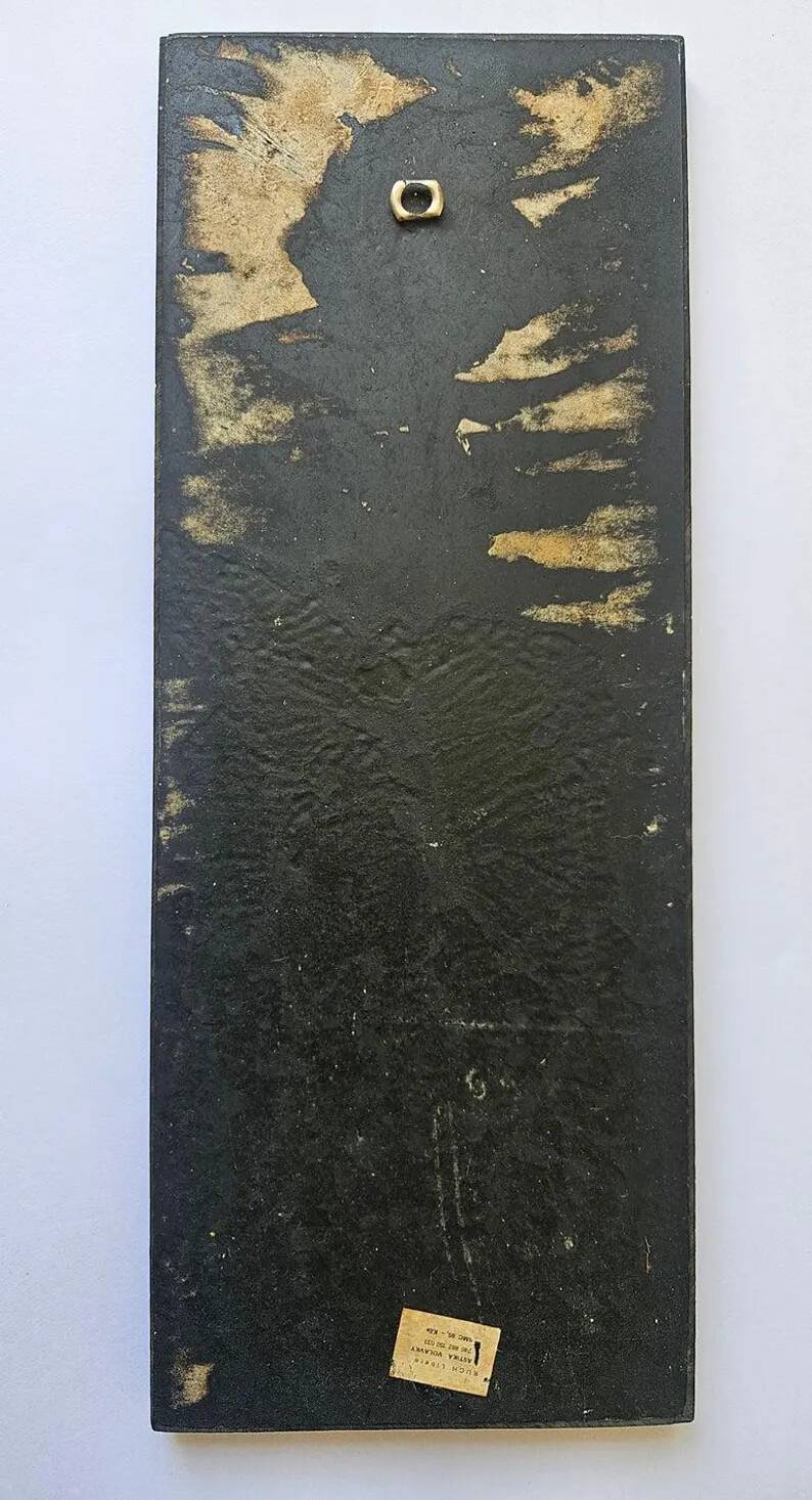 Rare Wall Wood Relief Sculpture of Herons, 1960s