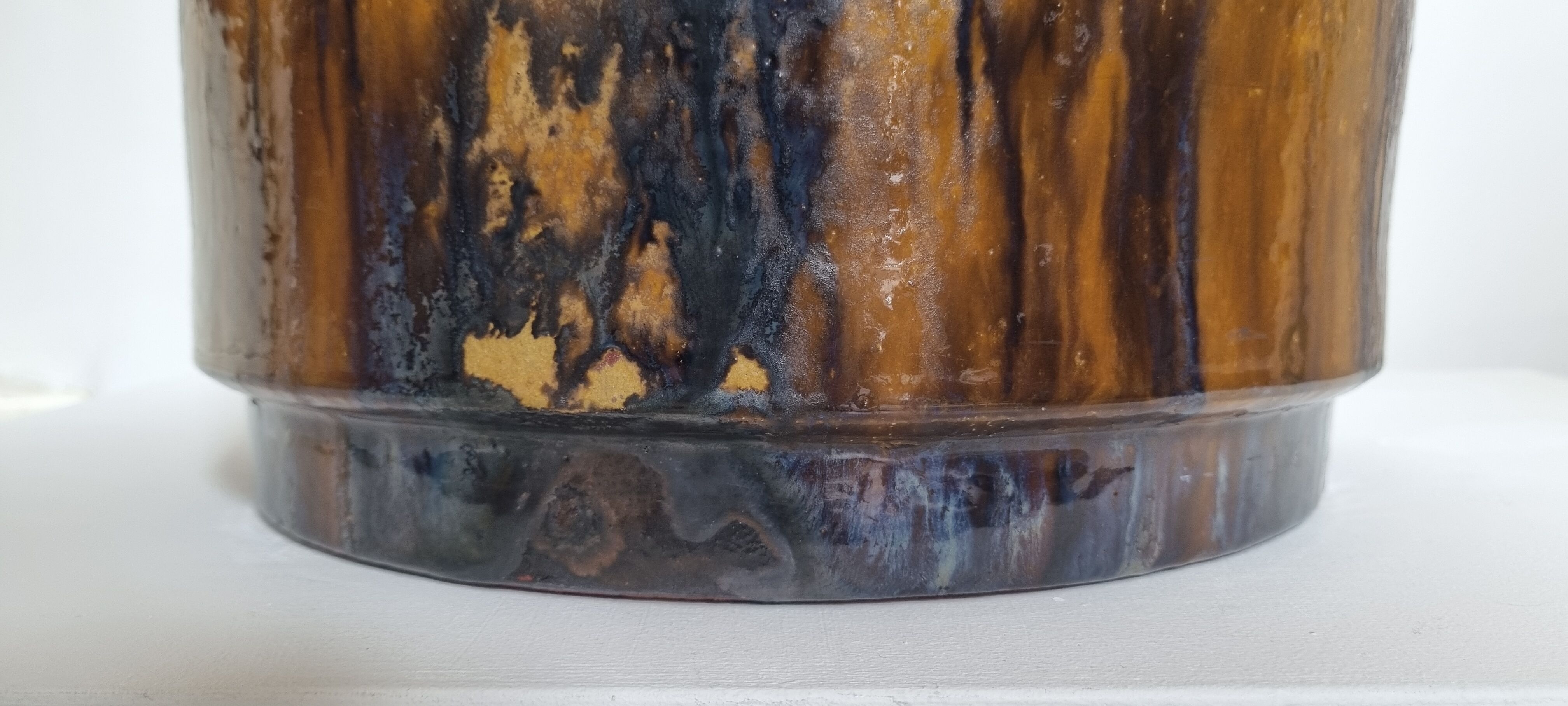 Large Ceramic Mid-Century Floor Lamp Dijkstra, 1960s