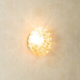 Doria Leuchten wall or ceiling lamp, Space Age, bubble glass, 1970s