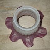 Glass tulip lamp