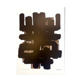 Lithographie Offset Pierre Soulages - Lithographie #3 - Musée Soulages Rodez