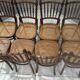 Rare suite of 8 chairs bistrot salon Fischel 1890