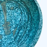 Art Ceramics Sgraffito Face Bowl by Alvino Bagni for Raymor, 1960s