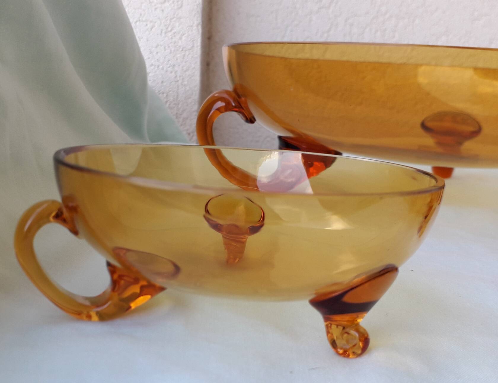 Glass dessert service