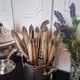 Exquisite set of twelve antique Art Nouveau knives (6+6)