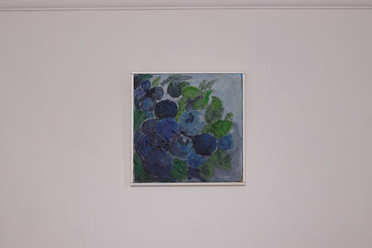 Swedish Oil on Canvas – “Blue Berries” by Martin Kallerup
