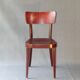 Set of 3 chairs Thonet 1950 feet spindle, modern bistro