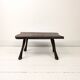 Mid Century Table d'appoint Tabouret de fleur Banc de fleur Tabouret Table basse en bois massif Brut