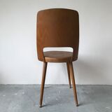 Suite of 6 chairs bistro Baumann, circa 1950.