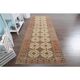 Vintage Turkish hand-knotted runner 118x330