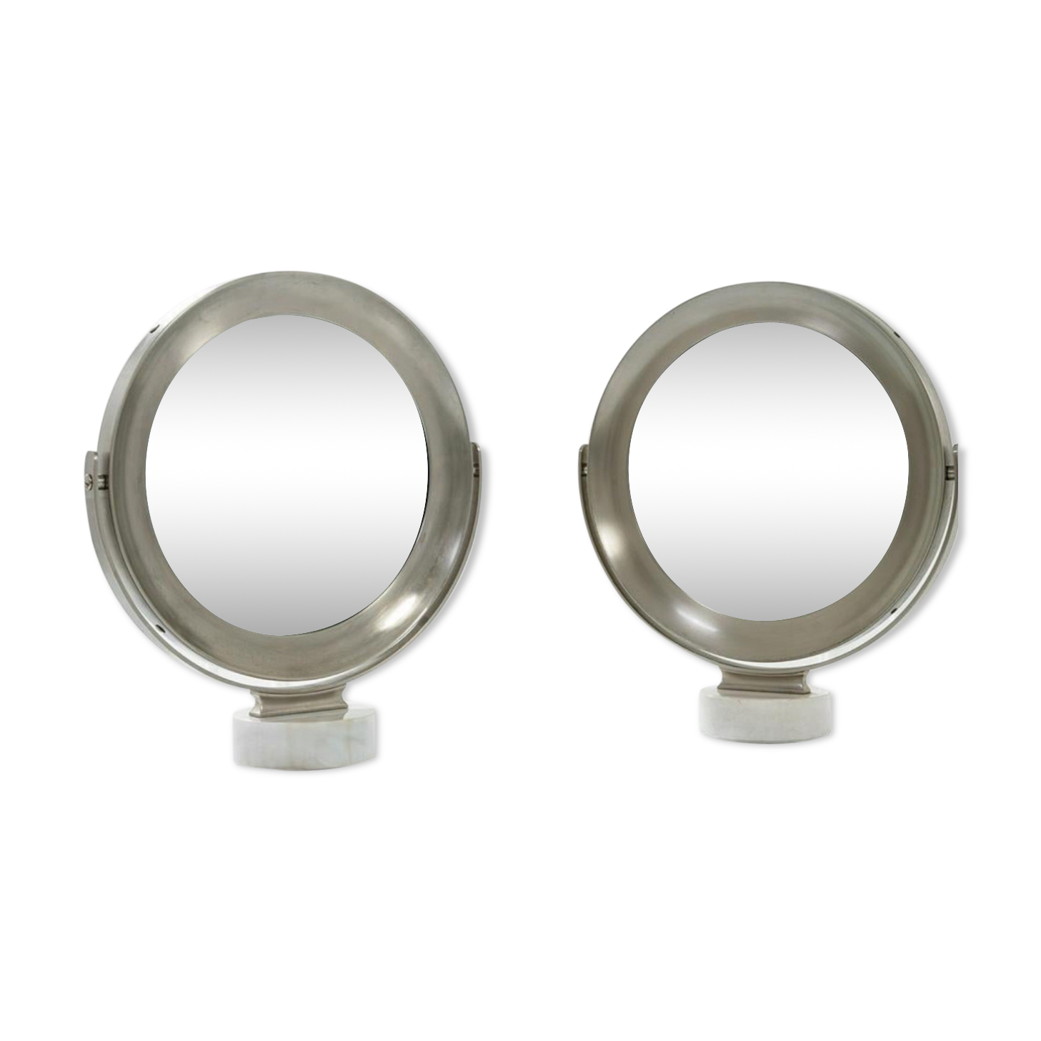 Pair of Sergio Mazza mirrors, model "narciso"
