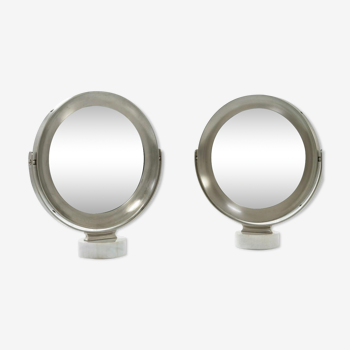 Pair of Sergio Mazza mirrors, model "narciso"