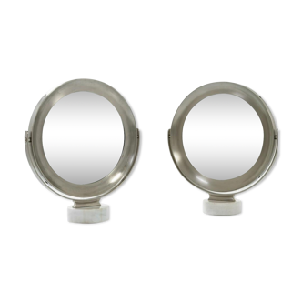 Pair of Sergio Mazza mirrors, model "narciso"