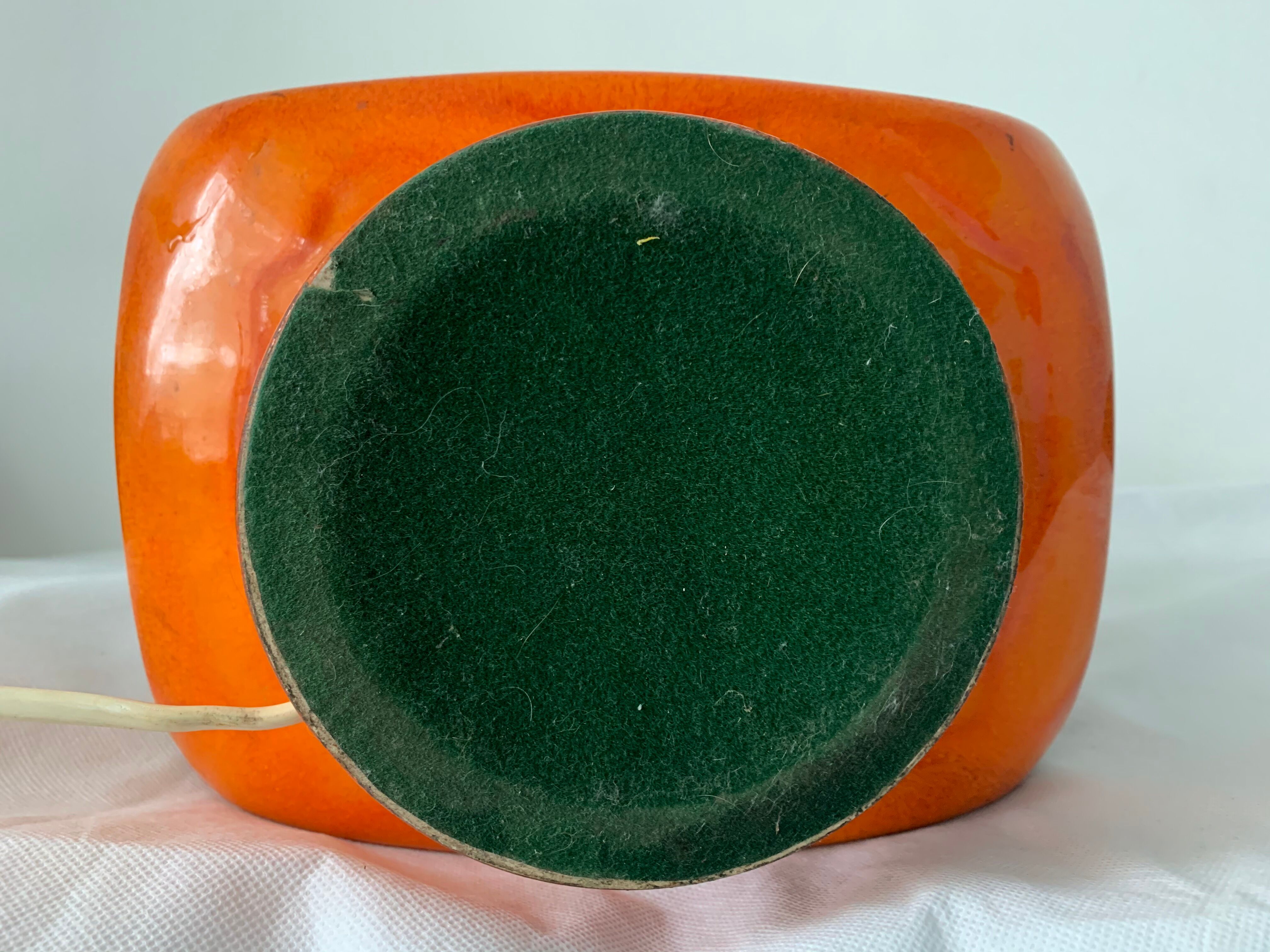 Pied de lampe céramique vernie Cari Zalloni pour Steuler 1970