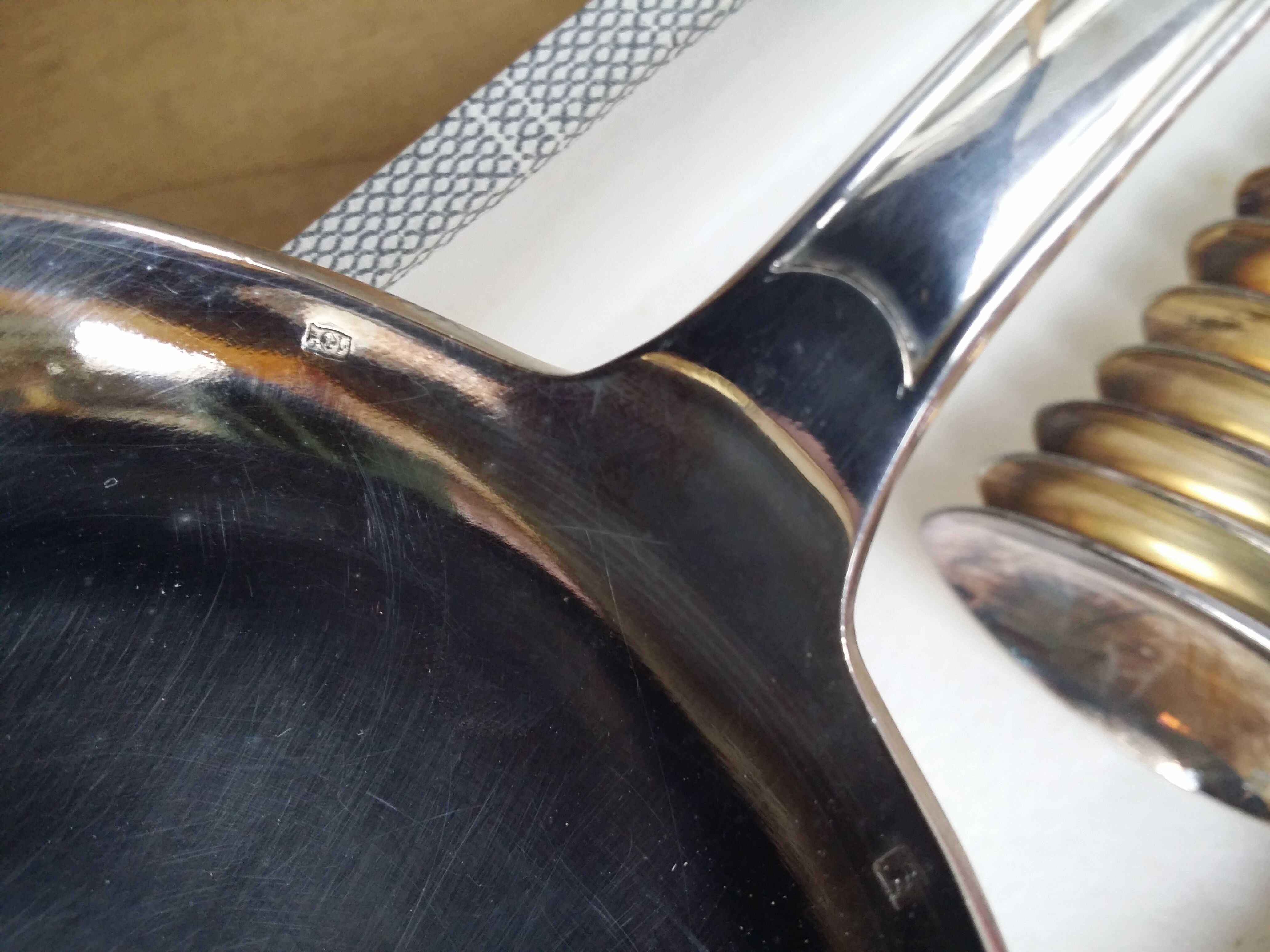 Silver or silver metal housewife